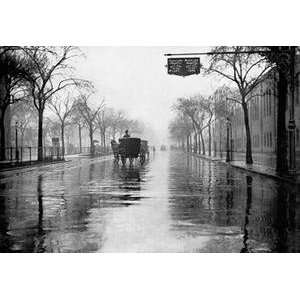  Paper poster printed on 12 x 18 stock. Rainy Day, New 