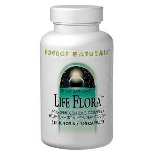 : Life Flora 500mg Mega Potency 90 caps from Source Naturals: Health 