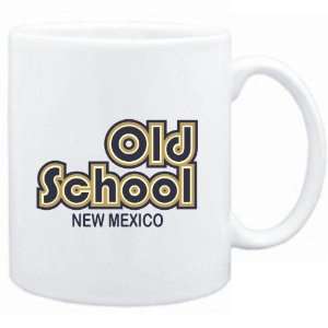  Mug White  OLD SCHOOL New Mexico  Usa States Sports 