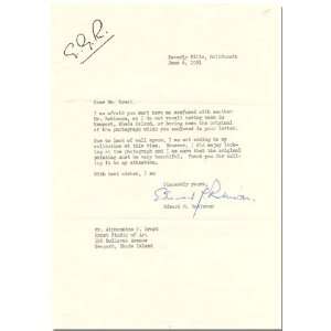    Edward G. Robinson Typed Letter Signed 1951: Home & Kitchen