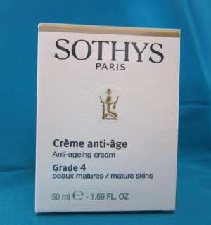 Sothys Anti Aging Cream Grade 4, 1.69 oz all skin types  