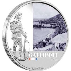  Australia   2011   1$ Famous Battle Gallipoli 1915 1Oz 