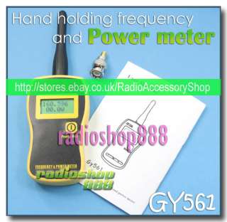 GOOIT Portable Frequency Counter + Power Meter GY561  