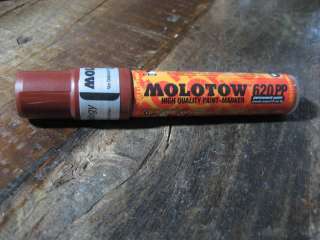 NEW Molotow Paint JUMBO Marker Sealed 620 PP BROWN  
