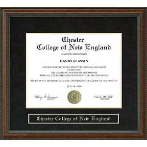  Chester College of New England Diploma Frame Sports 