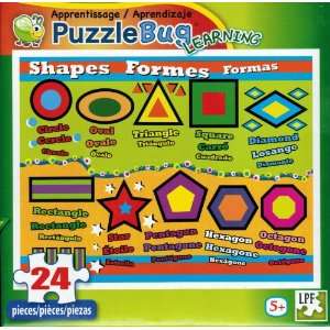 PuzzleBug Learning Shapes 24 Piece Jigsaw Puzzle 