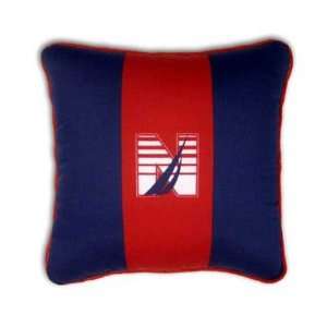  J Class Navy/red Pillow