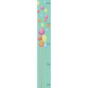  Green Coconut C911 Large Lollipop Growth Chart on Sticky 