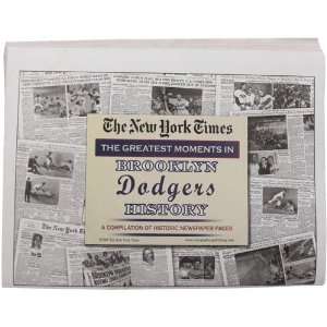 MLB Brooklyn Dodgers Greatest Moments Newspapers  Sports 