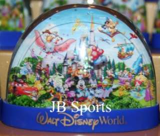Walt Disney World Characters Plastic Snowglobe  