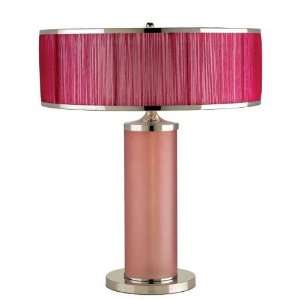   Marjorie Skouras Sultana Table Lamp in Fuchsia 6775: Home Improvement