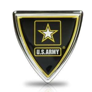 United States Army Shield Color Metal Auto Emblem, Official Licensed