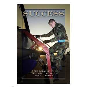 Success Affirmation Poster, USAF Poster (18.00 x 24.00)