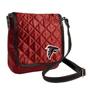 Atlanta Falcons Quilted Purse, Dark Red 