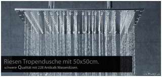 50x50 Regenbrause Duschkopf Regendusche 228 Antikalkdüs  