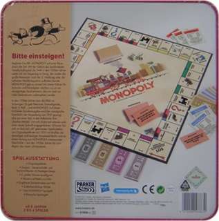 Original Hasbro Parker Monopoly Brettspiel Nostalgie Sonderedition 