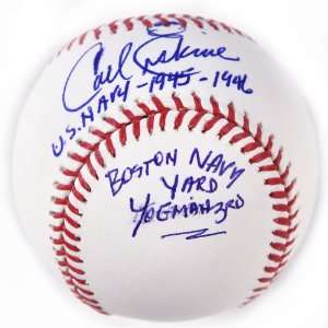 Carl Erskine Autographed Baseball