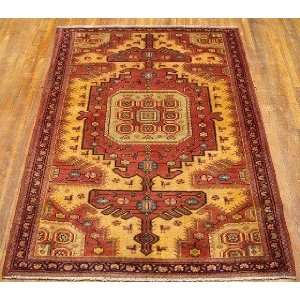    4x6 Hand Knotted Hamedan Persian Rug   66x47: Home & Kitchen