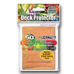 Ultra Pro Mini Deck Protector Box of 15 packs Spectrum Orange:  
