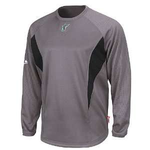 com Florida Marlins Road Therma Base Tech Fleece by Majestic Athletic 