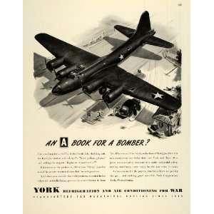  1943 Ad York Corp Refrigeration & Air Conditioning B 17E 