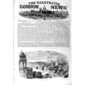  1857 VIEW CITY DELHI INDIA ELEPHANTS ARCHITECTURE: Home 