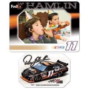  NASCAR Denny Hamlin Magnet   Die Cut Horizontal: Sports 