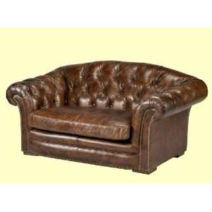  Harvard 2 Seater Leather Sofa In CigarLU349