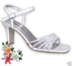 size 11 Dyeable Prom & Wedding Shoes Amber Crystal  