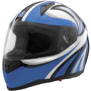  Sparx Tracker Stiletto Blue Full Face Helmet   Size 
