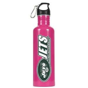  New York Jets NFL 26oz Pink Stainless Steel Water Bottle 