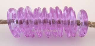   lavender wavy disks bead size 3x14 mm amount 10 beads hole size 2 5 mm