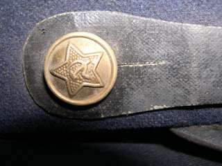 WWII Original Russian Coast Guard Visor Hat  