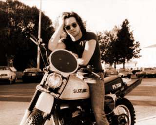 JOHN MELLENCAMP PHOTOGRAPH 1970s Bloomington Motorcycle  