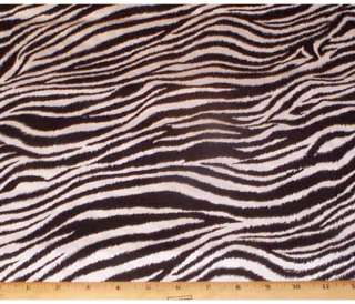 Zebra Skin Design Quilt Cotton Fabric 1/3yd Remnant  