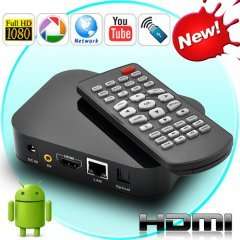 Newest Full HD 1080P Android 2.2 Network Media Player (WiFi, HDMI) 32 