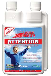   Health Attention Children & Adult ADHD Omega Essentials 128 OZ  