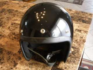 Vintage Bell Helmet R T RT USA 7 3/8 59 Z90.1 1971 Approved VTG Black 
