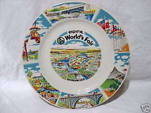 Worlds Fair Expo Souvenir Plate 1974  