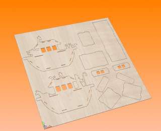 3d Puzzle CNC Router ,Scrollsaw patterns , Plans DXF wood laser cutter 
