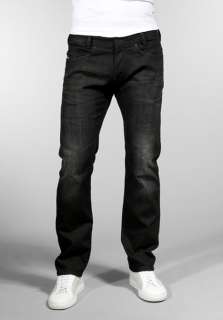 DIESEL Poiak Jeans in Light Weight Black Stretch Denim with Whiskers 