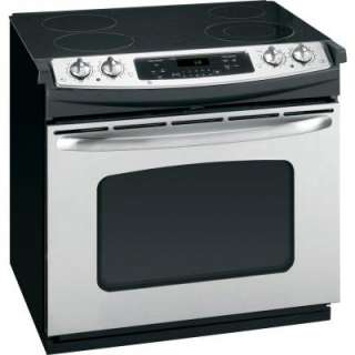 GE 30 in. Self Cleaning Drop In Electric Range in Stainless Steel 