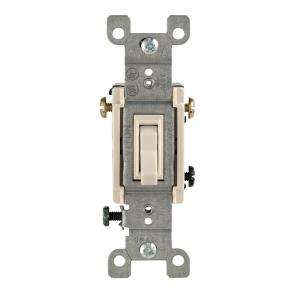 Leviton 15 Amp 3 Way Light Almond Toggle Switch (6 Pack) M26 01453 2TM 