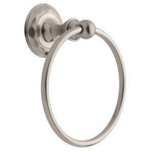 Decor Bathware Pirouette Towel Ring in Satin Nickel 125873 at The Home 