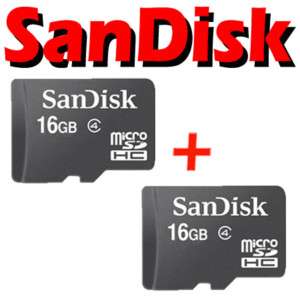 Lot 2 SanDisk Micro SD Micro SDHC 16GB Class4  32GB  A  