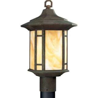 Progress Lighting Arts and Crafts Collection Weathered Bronze 1 light 