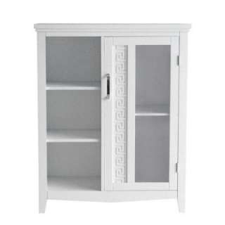  26 In. Composite Floor Cabinet in White HD17558 