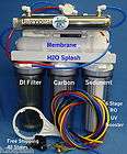 Reverse Osmosis System 6 Stage 100/150 gal RO+DI+UV+Boost​er Pump 