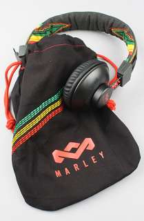 The House of Marley The Positive Vibration Headphone with Mic in Rasta 