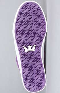 SUPRA The Society Mid Sneaker in Purple Waxed Suede  Karmaloop 